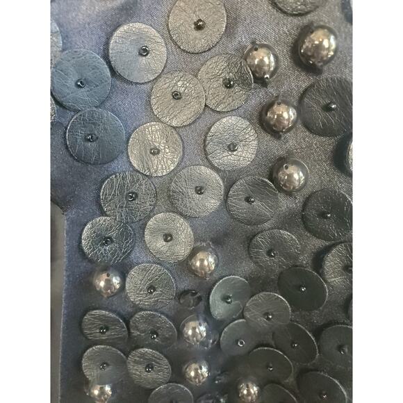 NWT Bisou Bisou Women's Size XL Black Embellished Cropped Vest - Picture 5 of 6